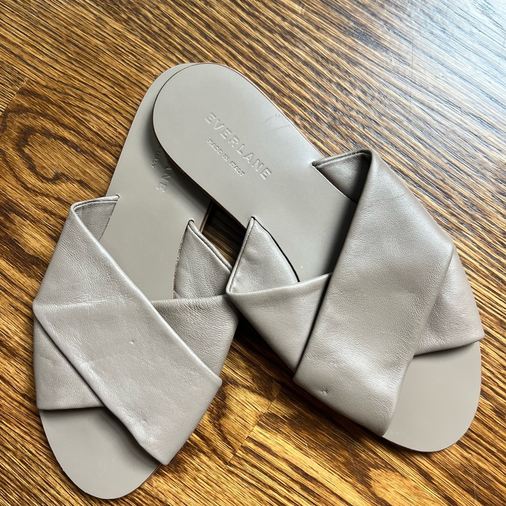 Everlane Women's Taupe Leather Sandals, Like New, 7.5